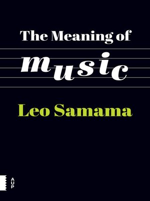 cover image of The Meaning of Music